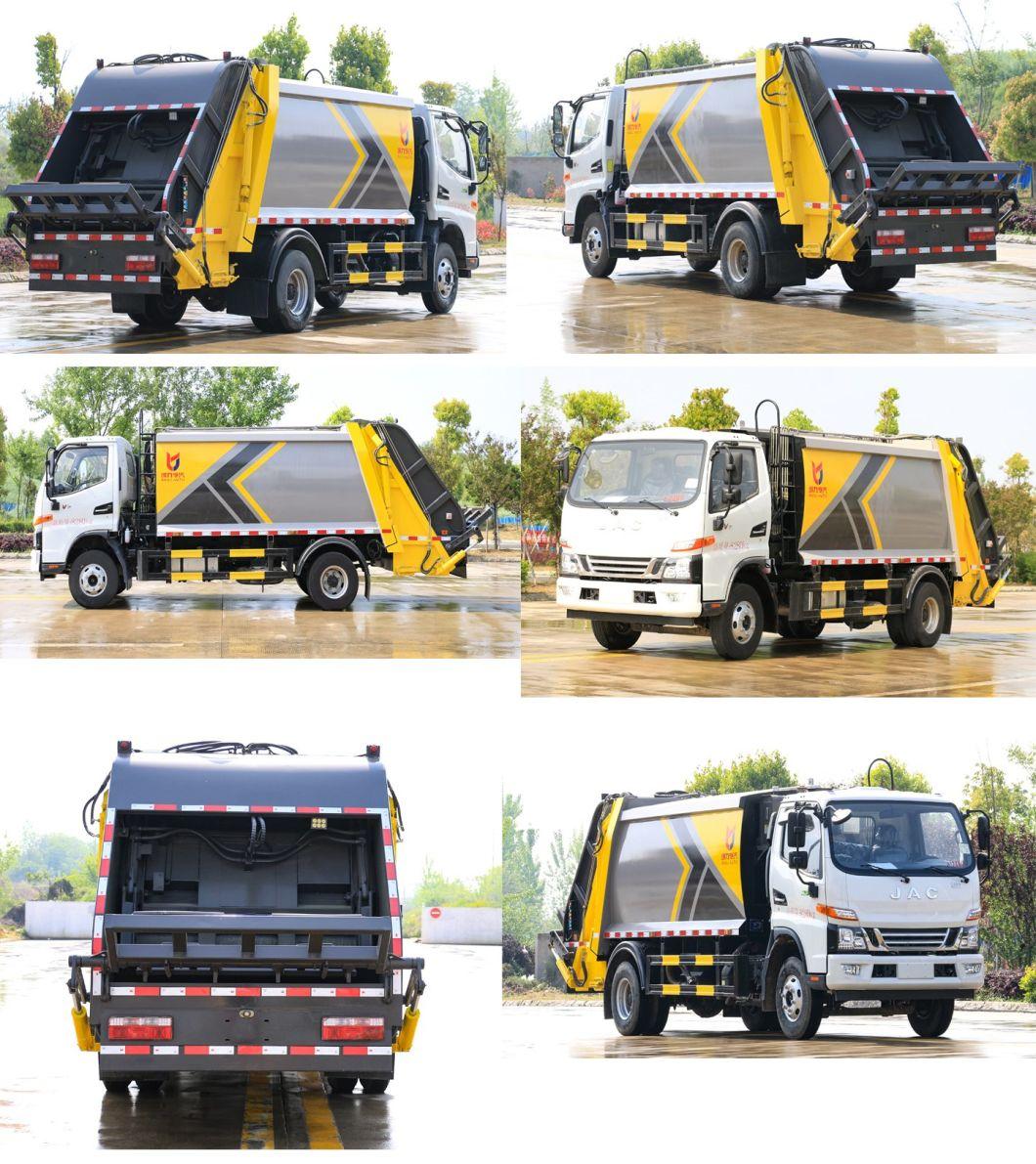 JAC 4000litres or 4cbm Back Loaded Compression Garbage Truck