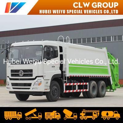 Dongfeng 3-Axle 269HP20m3 Compactor Garbage Truck Rear Loader Garbage Truck Compression Garbage Truck