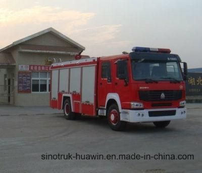 Sinotruk HOWO 10tons Fire Truck with Water &amp; Foam