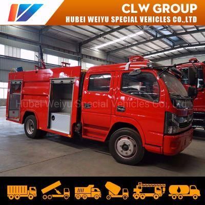 Water Foam Fire Truck 3000L 3000liters 3tons Dongfeng City Fire Engine
