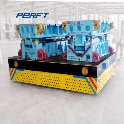 Steel Cast Material Electric Warehouse Transport Trolley