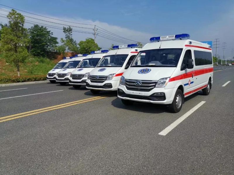 Emergency High Quality Ambulance Transit Saic Maxus V80 Standard Negative Pressure Diesel Ambulance Vehicle