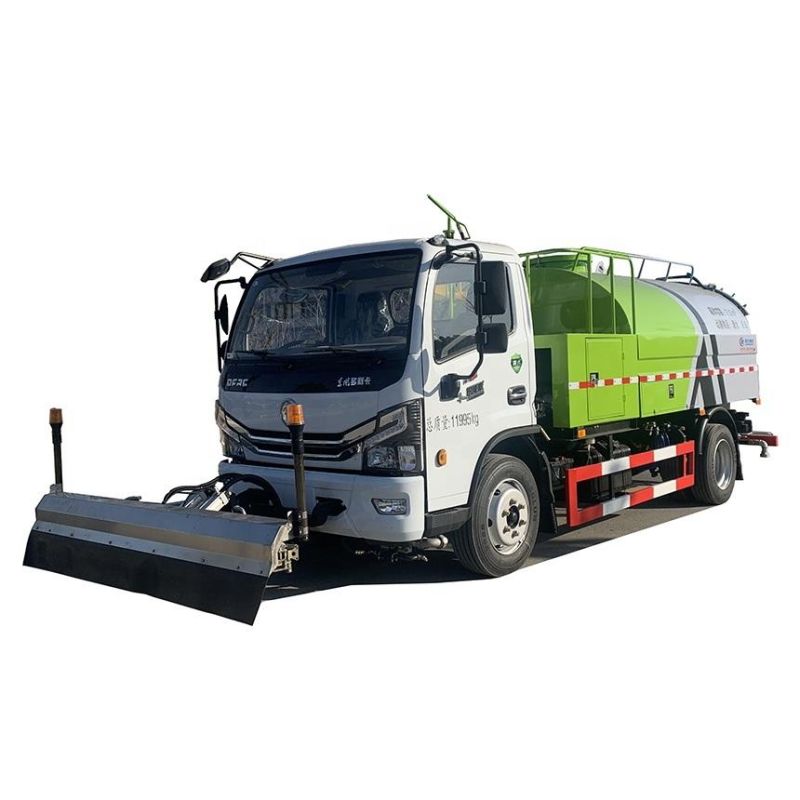 DFAC 4X2 High-Pressure Sewer Flushing Vehicle with 8 M3 Water Tanker and Water Cannon Fixed on The Operation Platform for Sales