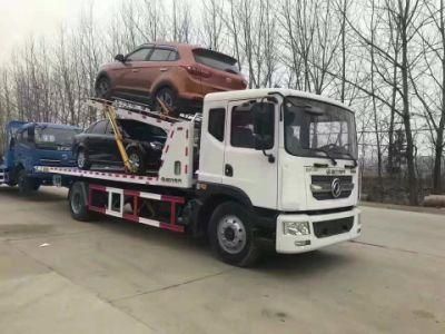 Dongfeng 4*2 Wrecker Tow Truck Flatbed Road Rescue Truck