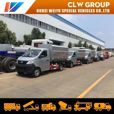 Changan Mini Garbage Truck Hook Lift Garbage Truck