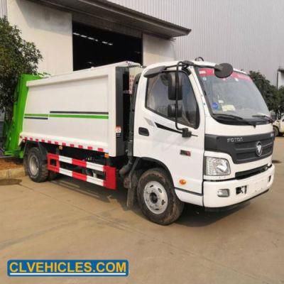 Foton Mini 4m3 Garbage Waste Collection Refuse Compactor Truck