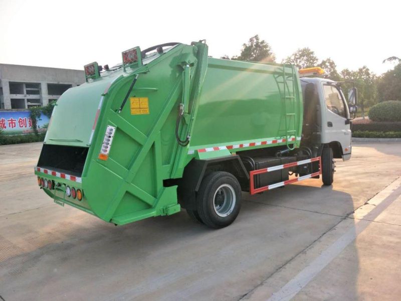 Foton Aumark Light 5m3 Mt Cummins Engine Compactor Garbage Truck