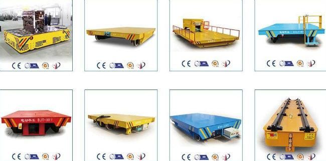 Steel Cast Material Electric Warehouse Transport Trolley