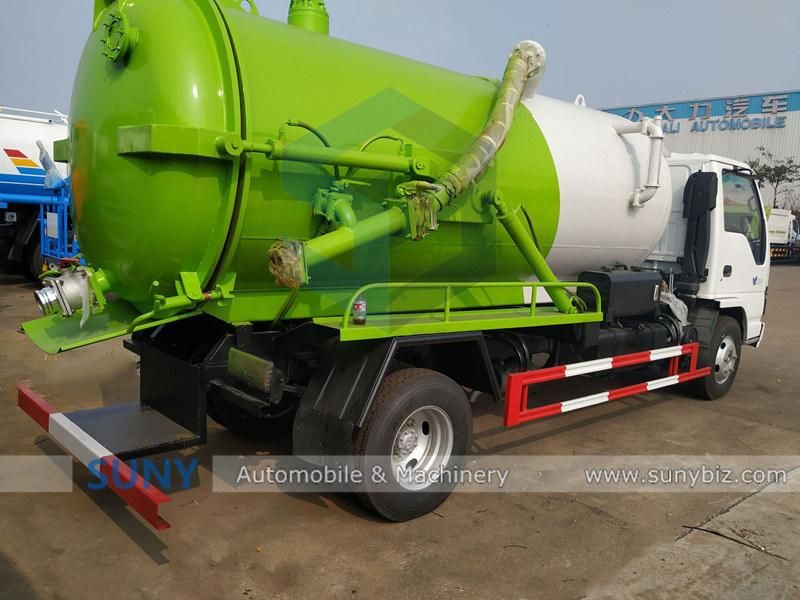 Cheap 5000 Liters Septic Vacuum Truck/5cbm Cessipit Tank Truck for Sale