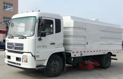 Brand New Parking Lot Four Brush Broom Road Sweeper Dongfeng 12cbm Sweeper Truck