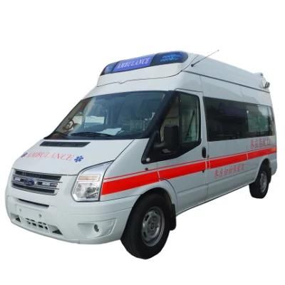 Professional Transit Emergency ICU Ford Ambulance Vehicle Install with Clinical First-Aid Equipment for Sales
