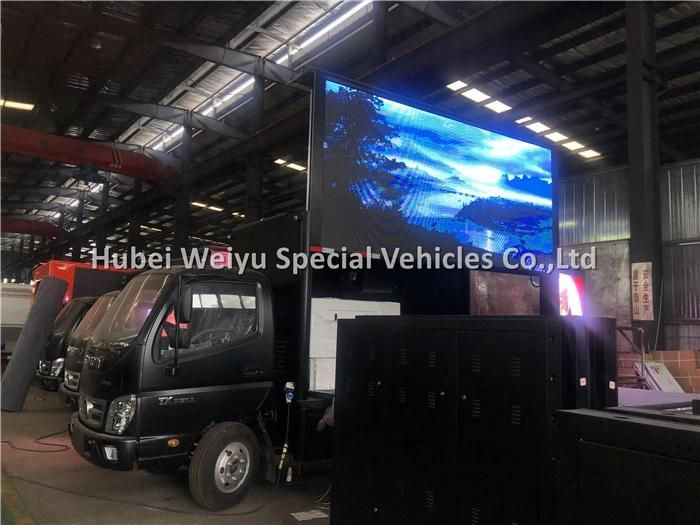 P4 P5 P6 LED Display Foton Advertising Truck Mobile Billboard for Outdoor Road Advertising