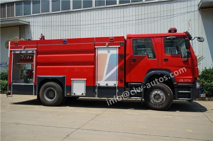 Sinotruk HOWO 4X2 8cbm 8000liters Fire Fighting Truck with Water Tank Fire Engine Fire Fighter Trucks