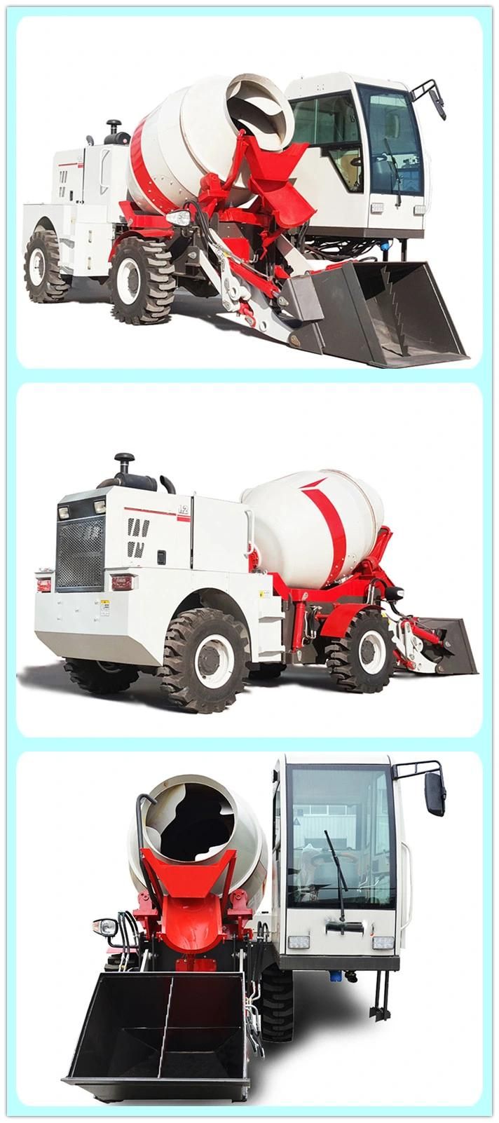 ACTIVE AL912 Mini Self Loading Concrete Mixer with 1.2m3 Drum for Sale