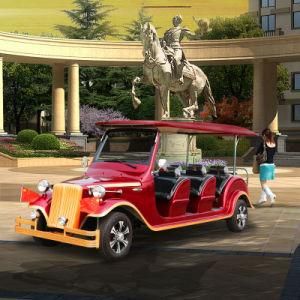 Wholesale Electric 6 Person Classic Mini Car Vintage Sightseeing Shuttle Car
