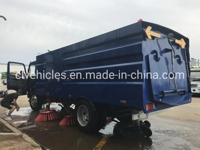 ISUZU 4x2 190hp Road Maintenance Truck with 4 Sweeper