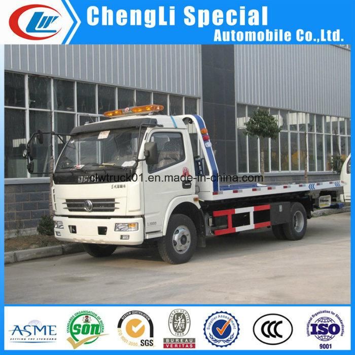 Accident Vehicle 4X2 Dongfeng 5ton Road Wrecker Truck for Sale