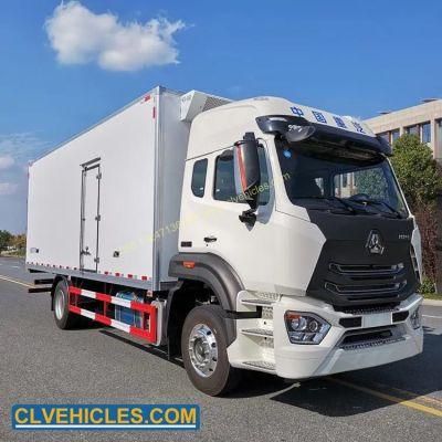 Sinotruk 4X2 Heavy Refrigerator Van Truck 15 Tons Hohan Truck Refrigerated