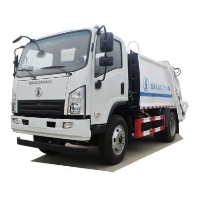 Shacman 4X2 Compactor Garbage Truck with 6cbm Compartment Box and 1.2 M3 Hopper for Sales
