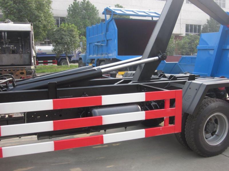 Dongfeng 4*2 Dlk 5tons-8tons Roll off Garbage Truck Self Load Dumpster Garbage Trucks