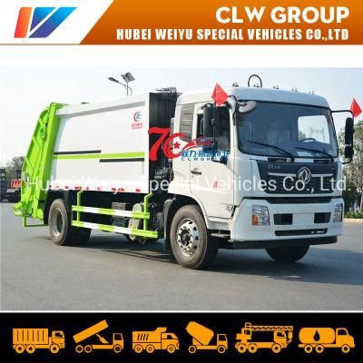 Dongfeng 4X2 LHD 14cbm Waste Collector Compressed Refuse Garbage Truck