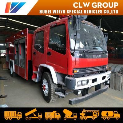 Isuzu New 4X2 7tons Water Tank Fire Truck for Fire Security Rescue 240HP Extinguisher