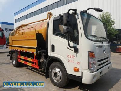 Small Capacity High Pressure Sewage Combined Jetting Vacuum Suction Truck