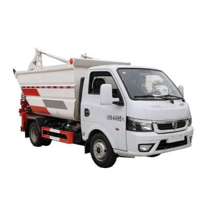 Dongfeng Rear Loading Garbage Compactor Truck The Volume of Garbage Can Is 4 Cbm