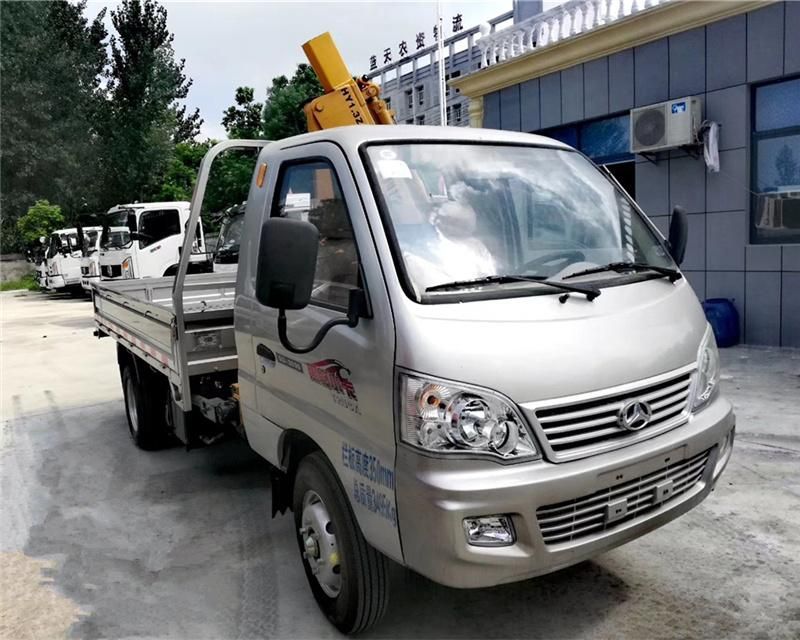 Beijing Auto 4X2 Mini 1 Ton Truck Mounted Crane for Sale