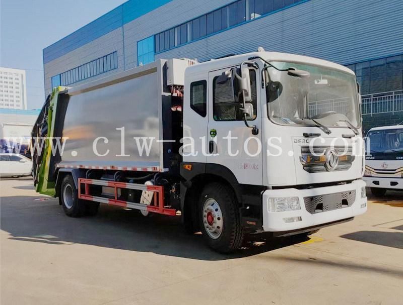 Dongfeng D9 Model 4X2 15cbm 15000liters Garbage Compactor Truck Compression Waste Removal Truck for Sanitation Services