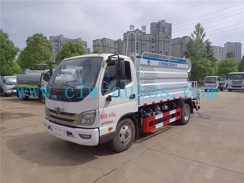 Foton Forland 4000liters 4cbm 4tons Water Bowser Truck Spray Truck with Dust Control High Pressure Cannon Sprayer Machine