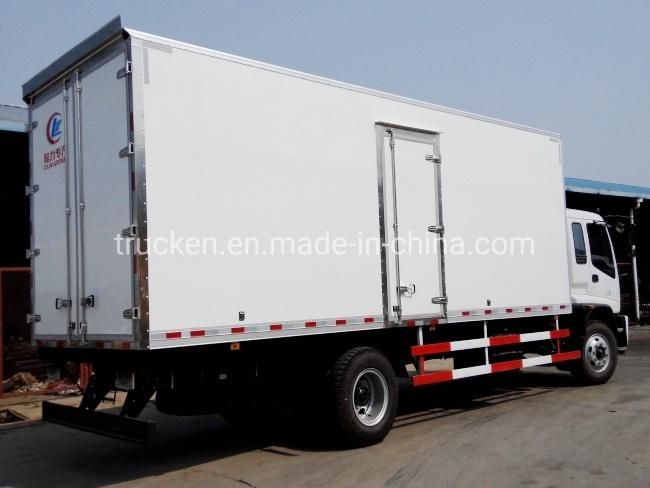 Isuzu 4*2 Heavy Duty Diesel Engine Refrigerated Truck Box Van Food Car