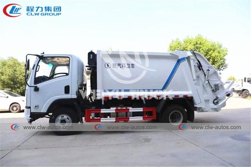 Shacman L3000 8000liters 8cbm 4X2 Compactor Garbage Truck Trash Collection Truck Garbage Removal Truck for Sanitation Services