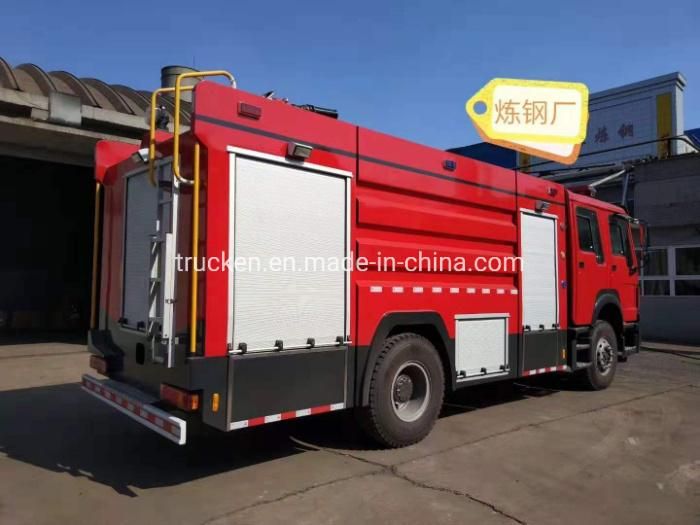 New 6 Wheels 7000L Foam and Water Fire Fighting Truck for Chemical Plant