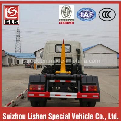 8000L Diesel Engine Hook Arm Garbage Truck