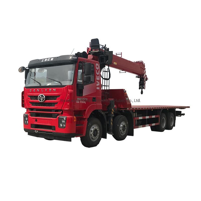 Dongfeng 6X4 Crane 9.8m Straight Boom Crane, 10t Telescopic Boom Truck Mounted Crane