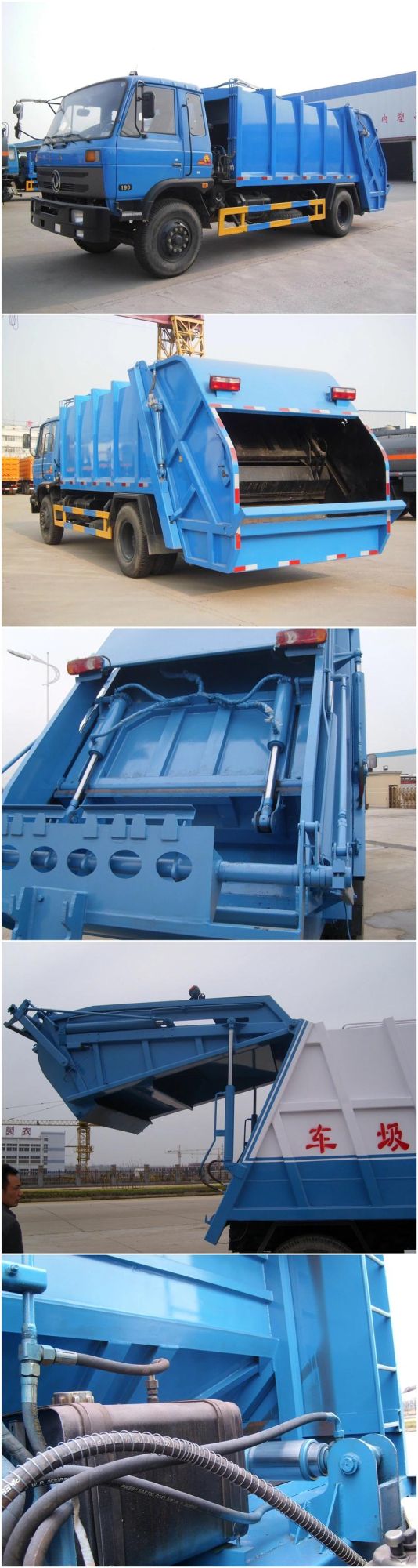 Siontruk HOWO 4X2 10 Ton Waste Compactor Garbage Truck