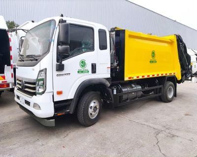 4X2 Garbage Collection Vehicle Compressed Garbage Rear Loader Truck