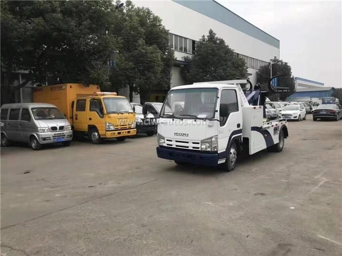 Isuzu New Road Recovery 3tons/4tons/5tons Wrecker Tow Truck Towing Car Carrier Wheel Lift