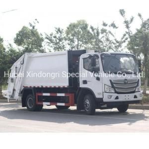 Chinese Brand Foton 8m3 Waste Collection Truck Garbage Compactor Truck for Sale