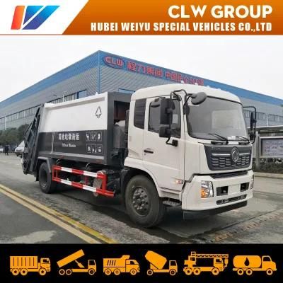 Factory Price Dongfeng 10tons 14m3 Solid Waste Collection Recycling Treatment Management Vehicle Residential Garbage Collection Truck