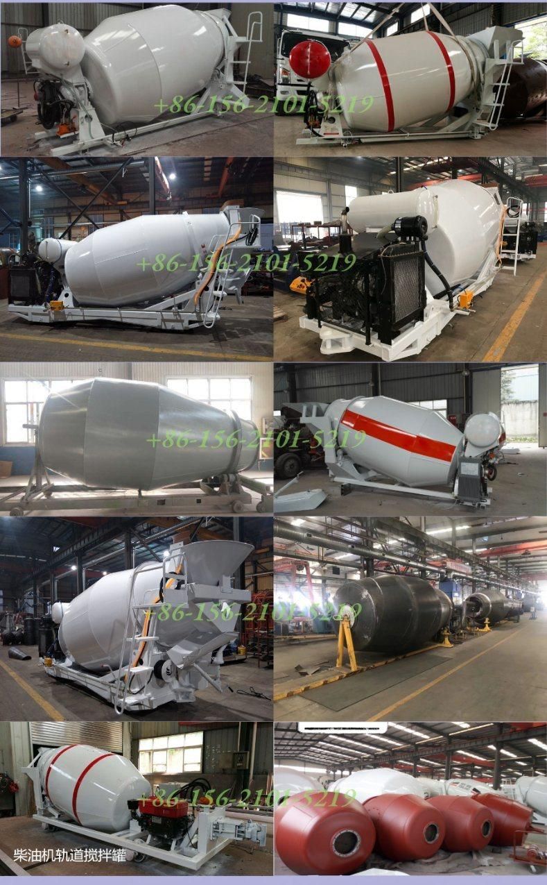 Bueno Brand Cement Concrete Mixer Drum for Hino Truck Chassis