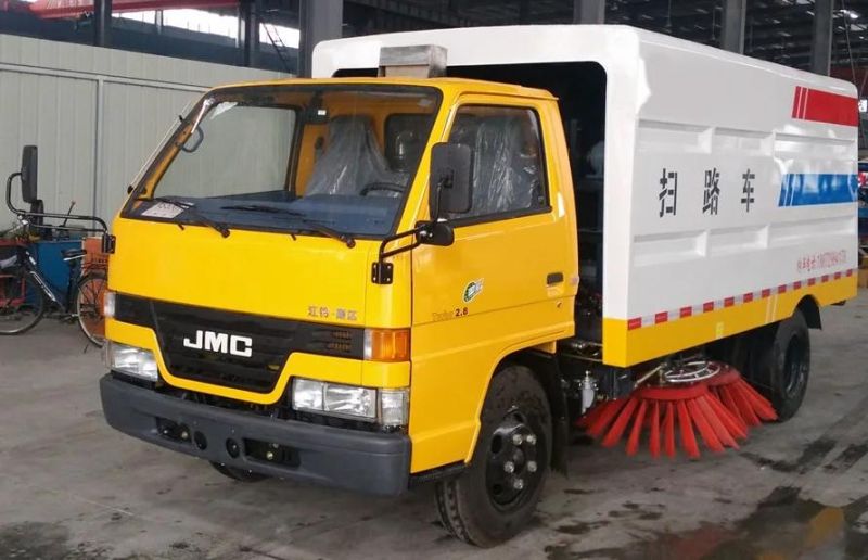 Jmc 4X2 3tons Small Street Sweeping Truck 5.5-6m3/Cbm Road Garbage/Dust/Sewage Cleaning Sweeper Machine Vehicle