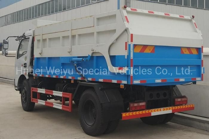 China Dongfeng 5cbm/5000liters Sealed Tipper/Dumper Garbage Truck