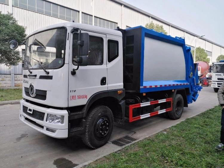 Rear Loader Diesel Fuel 11cbm 12cbm 13cbm 14cbm Solid Waste Management Waste Compactor Truck