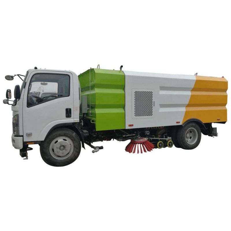 Japan Isuzu Cleaning Street Vacuum Airport Runway Sweeper Truck Price of Road Sweeper Truck Sale
