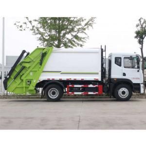 14cbm Compression Refuse Truck with 240L Garbage Bin