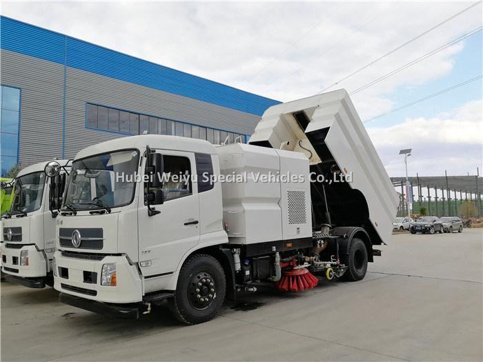 High Efficiency Cheaper Price 4X2 Runway Street Road Highway Airport Vacuum Road Sweeper Truck 12m3 Sweeping Cleaning Truck