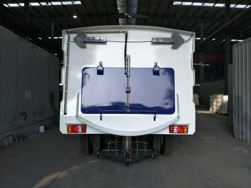 China Brand HOWO 4X2 Stainless Steel Vacuum Street Sweeper Price of Road Sweeper Truck