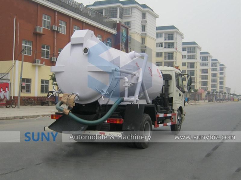 Foton Etx 10cbm Vacuum Sewage Suction Tank Truck with Cheaper Price